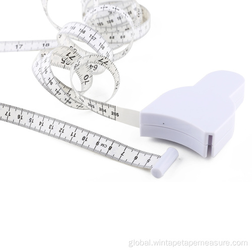 Metric Black Body Fat Caliper Retractable Waist Circumference Tape Measure Manufactory